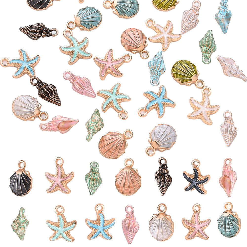 Ocean Enamel Pendants