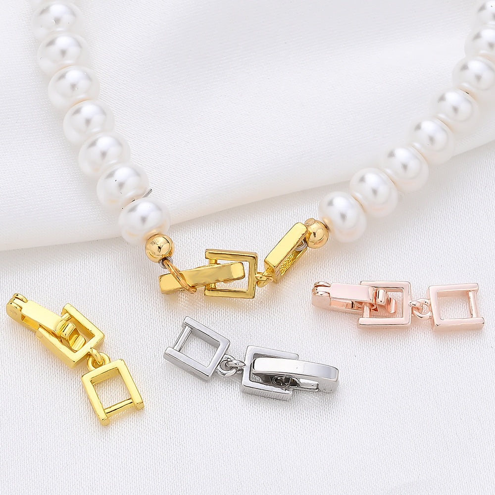 Square Double Clasp Connectors
