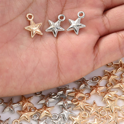 20PCS 12×15mm Antique Star CCB Pendant Beads