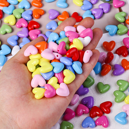 Pink Love Acrylic Beads