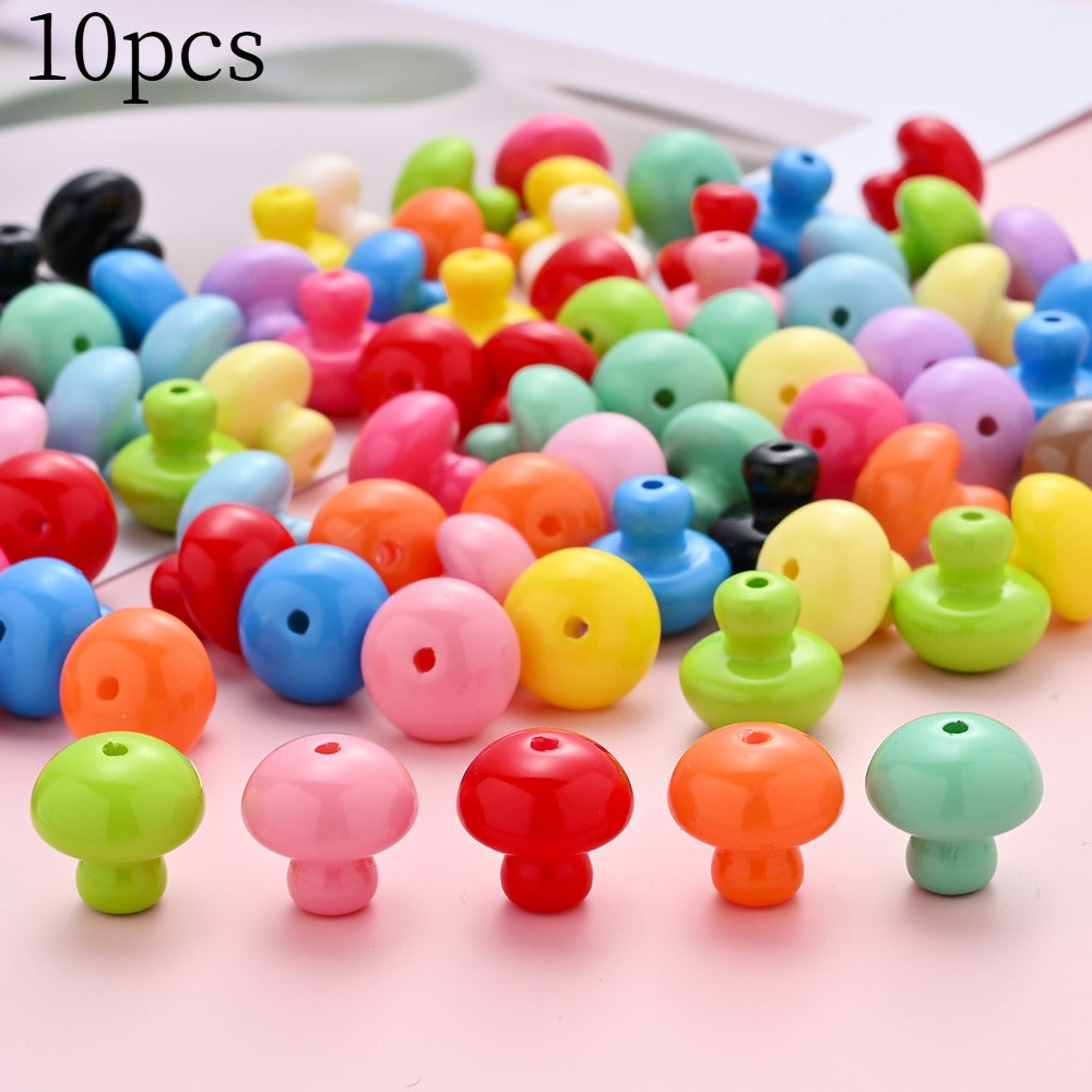 Transparent Lily Flower Beads