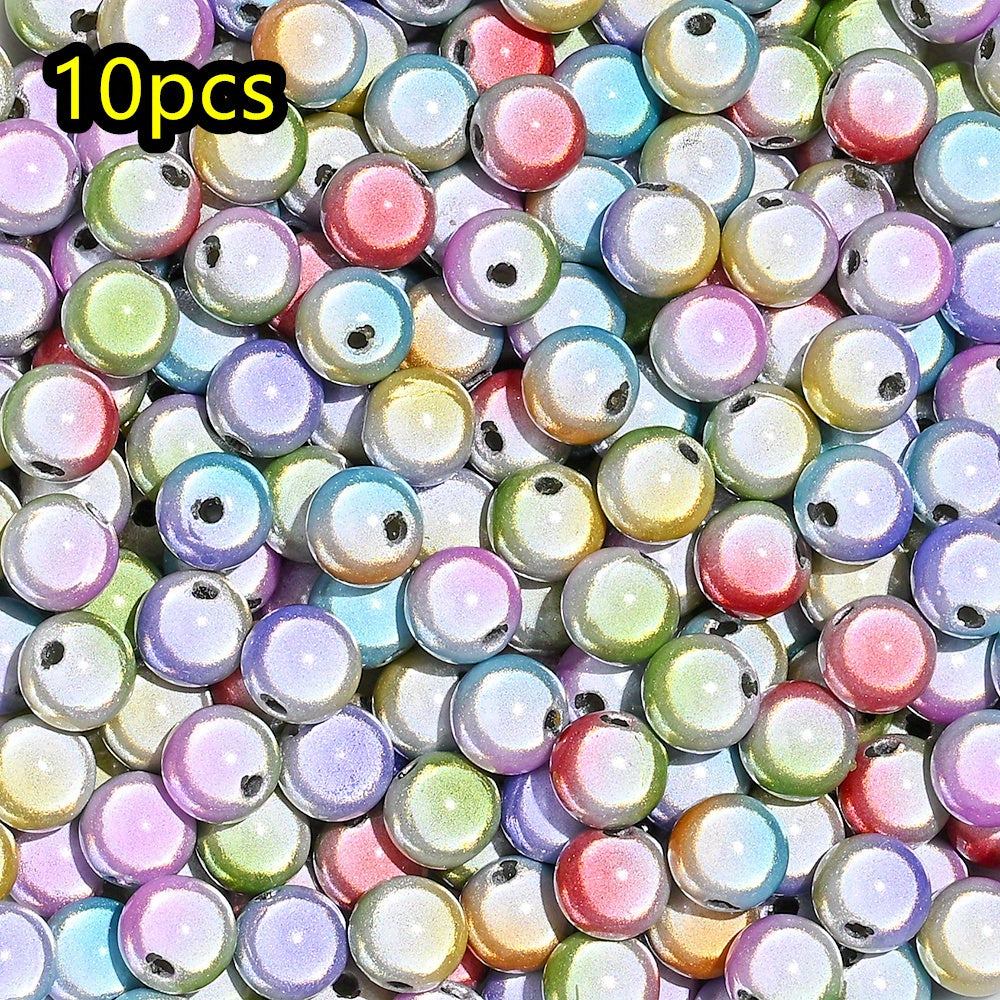 Mermaid Laser Round Beads