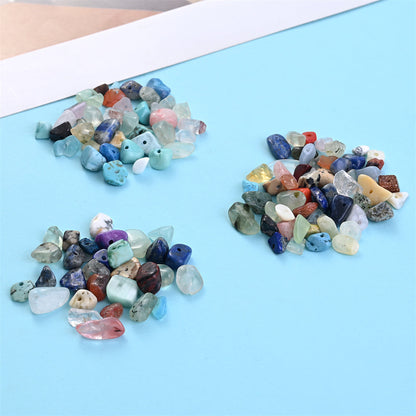 500-Piece 5-8 mm Mixed Irregular Natural Stone Chip Beads