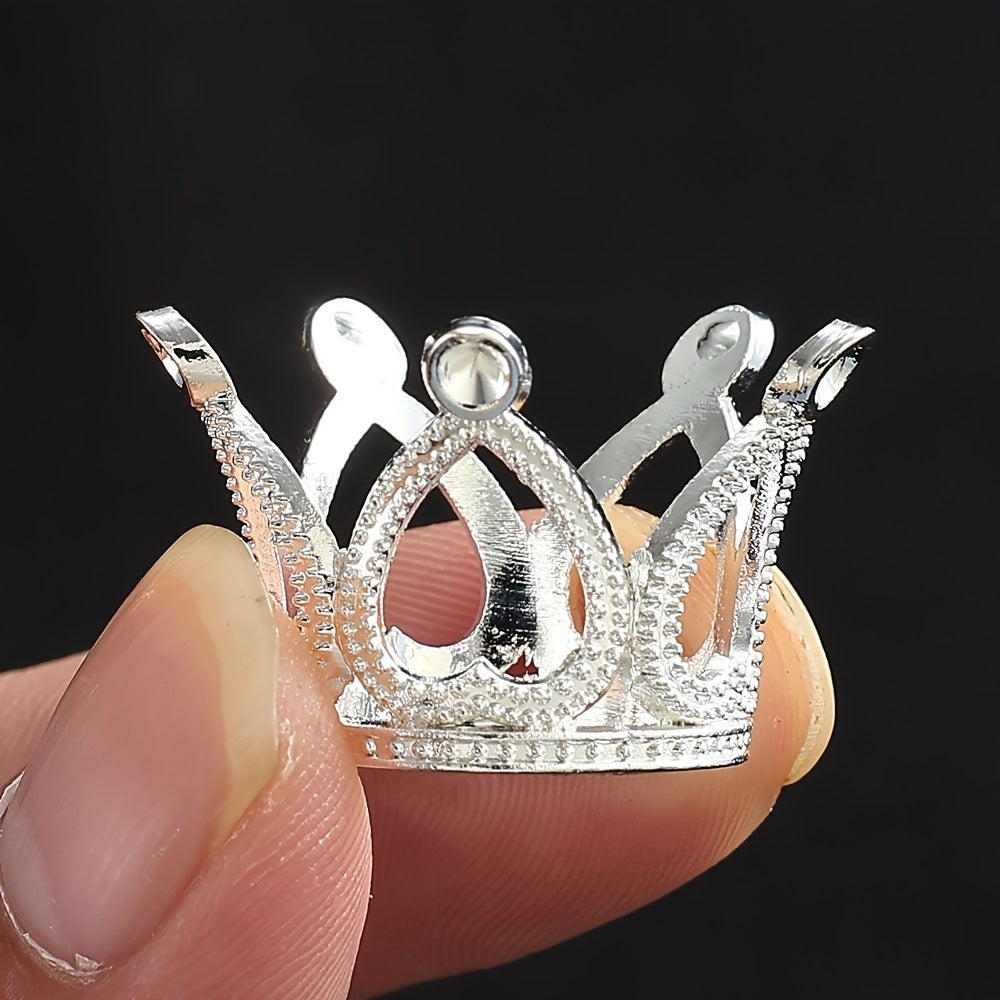 Vintage Crown Alloy Spacer Beads