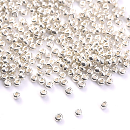 Gold and Silver 2/3/4 mm Glass Seed Beads