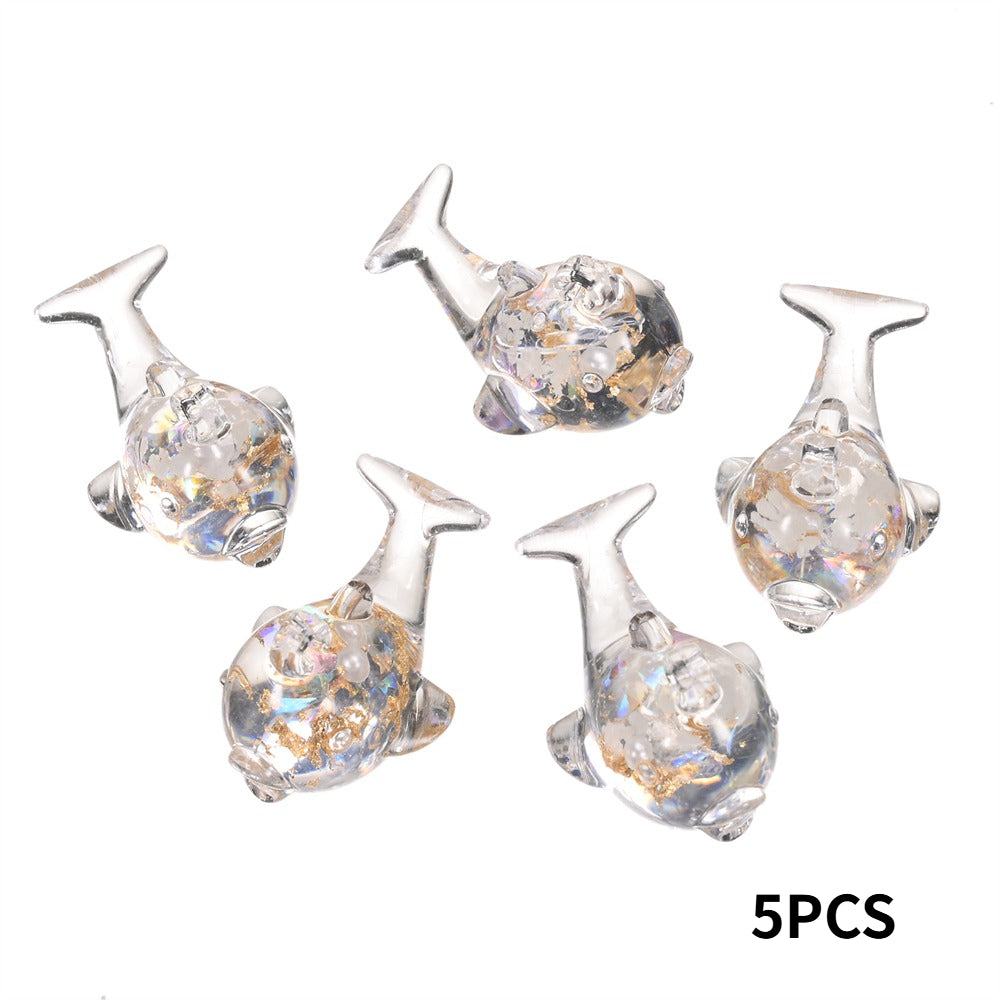 Luminous Resin Pendant Charms