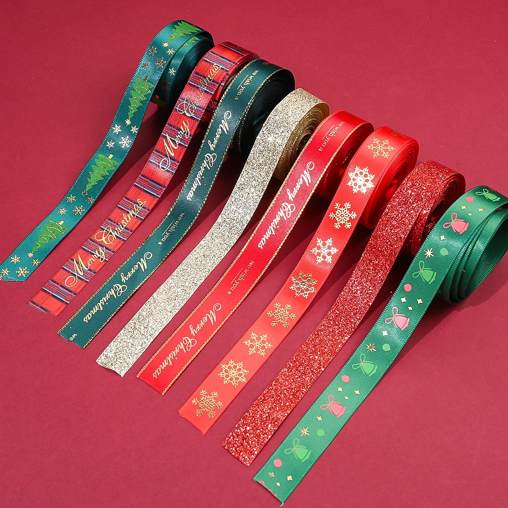 Christmas Glitter Ribbon