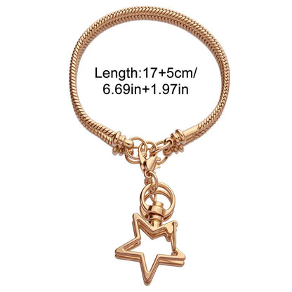 Blank Beadable Keychain Set