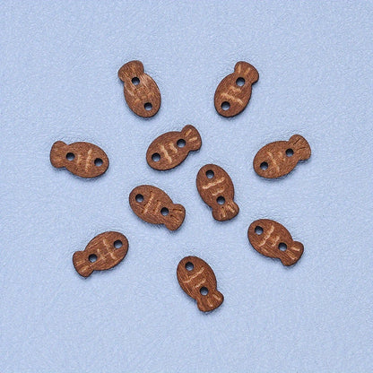 Fish Shape Double Hole Buttons