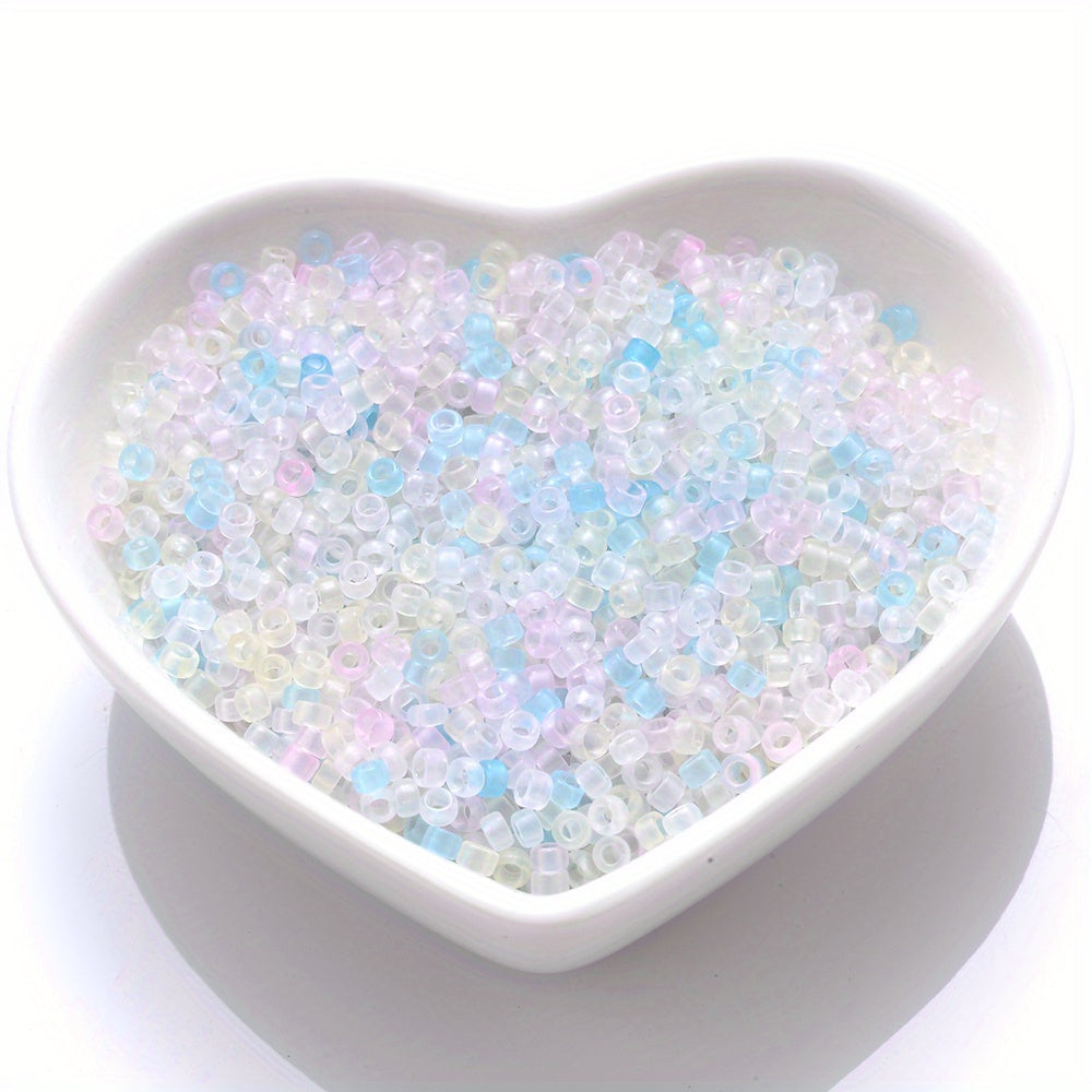 500PCS 2.5mm Round Glass Seed Bead Set