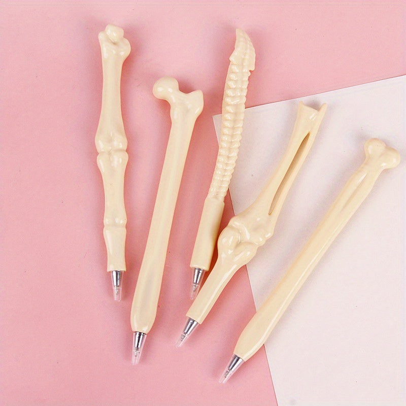 15-Piece Imitation Bone Shape Ballpoint Pens