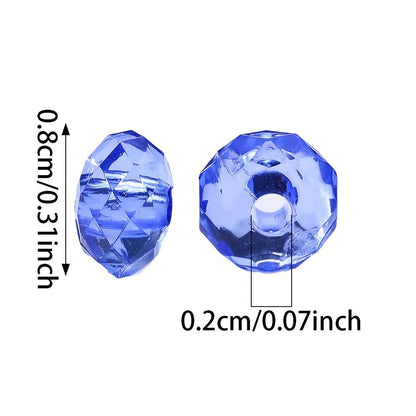 Faceted Acrylic Beads