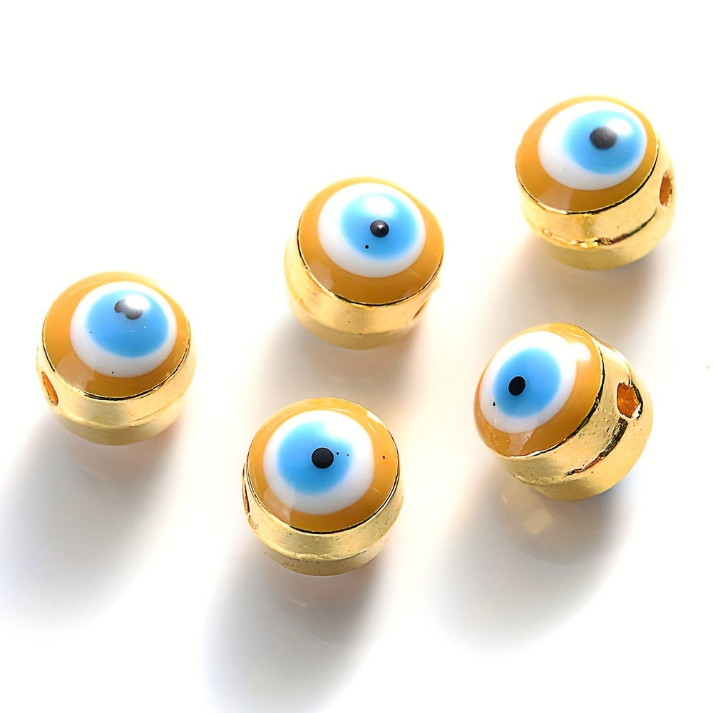 Devil's Eye Alloy Spacer Beads