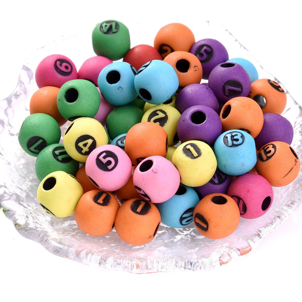 50pcs 39 Styles Mixed Sports Ball Beads