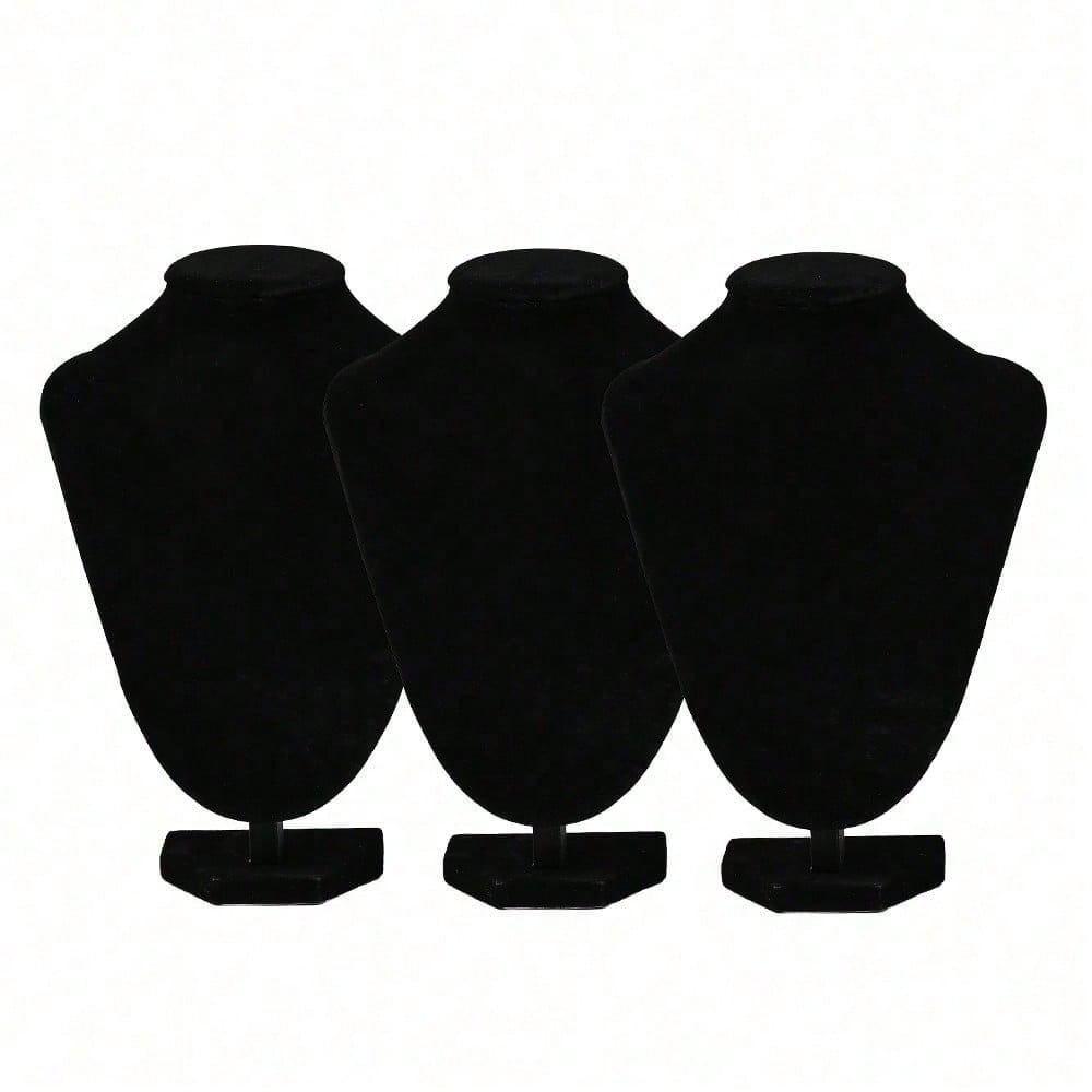 Black Velvet Necklace Display Stand