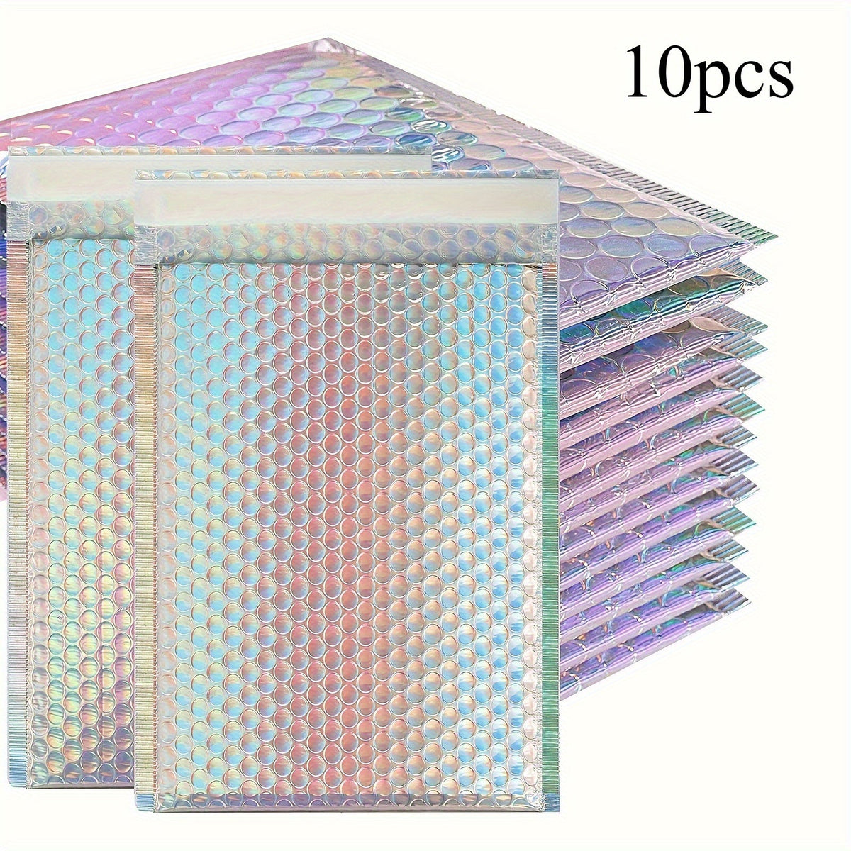 10-Piece Self-Adhesive Bubble Bags