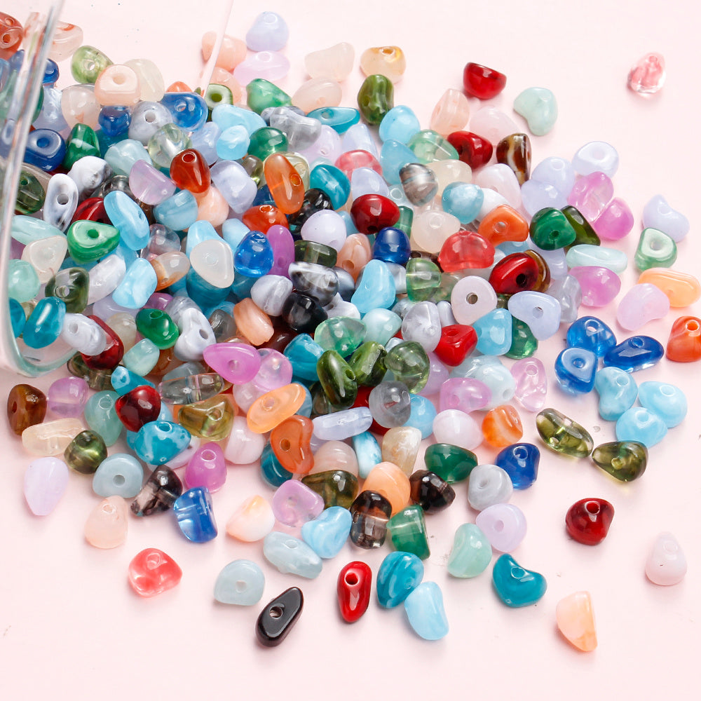 300g/bag Mini Imitation Stone Acrylic Beads