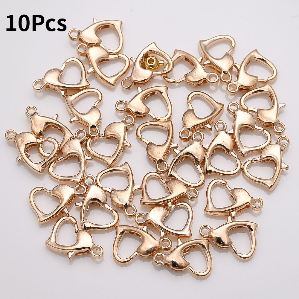 Heart Alloy Lobster Clasps