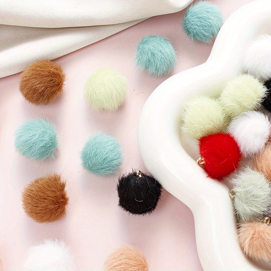 Soft Polyester Round Beads