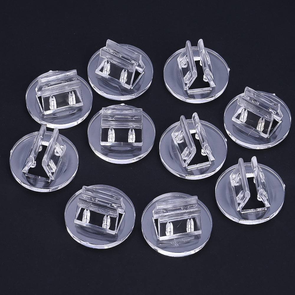 11x20 mm Clear Card Holder Clips