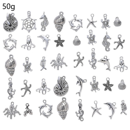Marine Animal Metal Pendant Charms