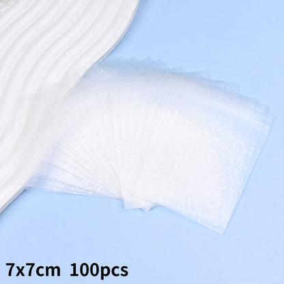 Frosted Self-Sealing Jewelry Bags