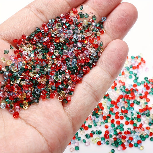 Christmas Glass Spacer Beads