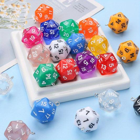 Acrylic Dice Pendants