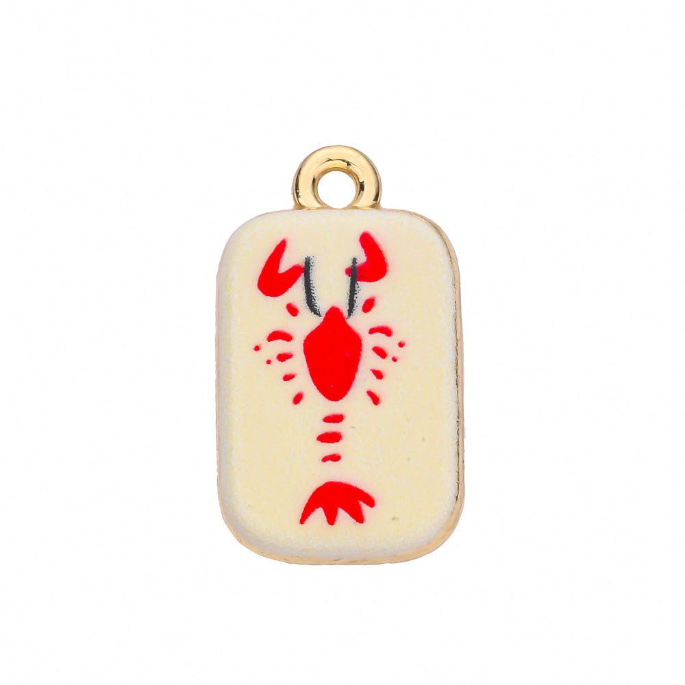 1-Piece Vintage Gold Animal & Nature Charm Pendant
