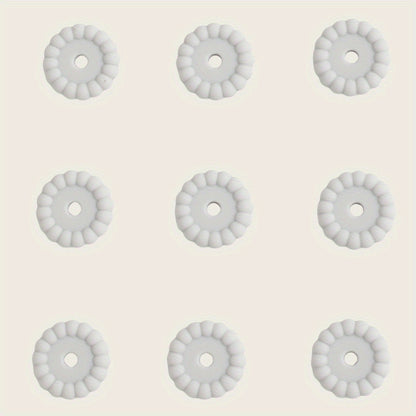 10pcs 12/15mm Silicone Disc Beads