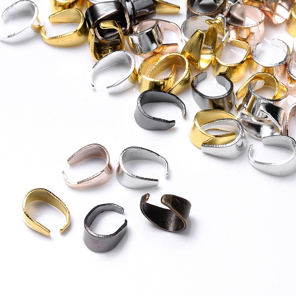 50-Piece Mini Seed Clasps for Jewelry Making