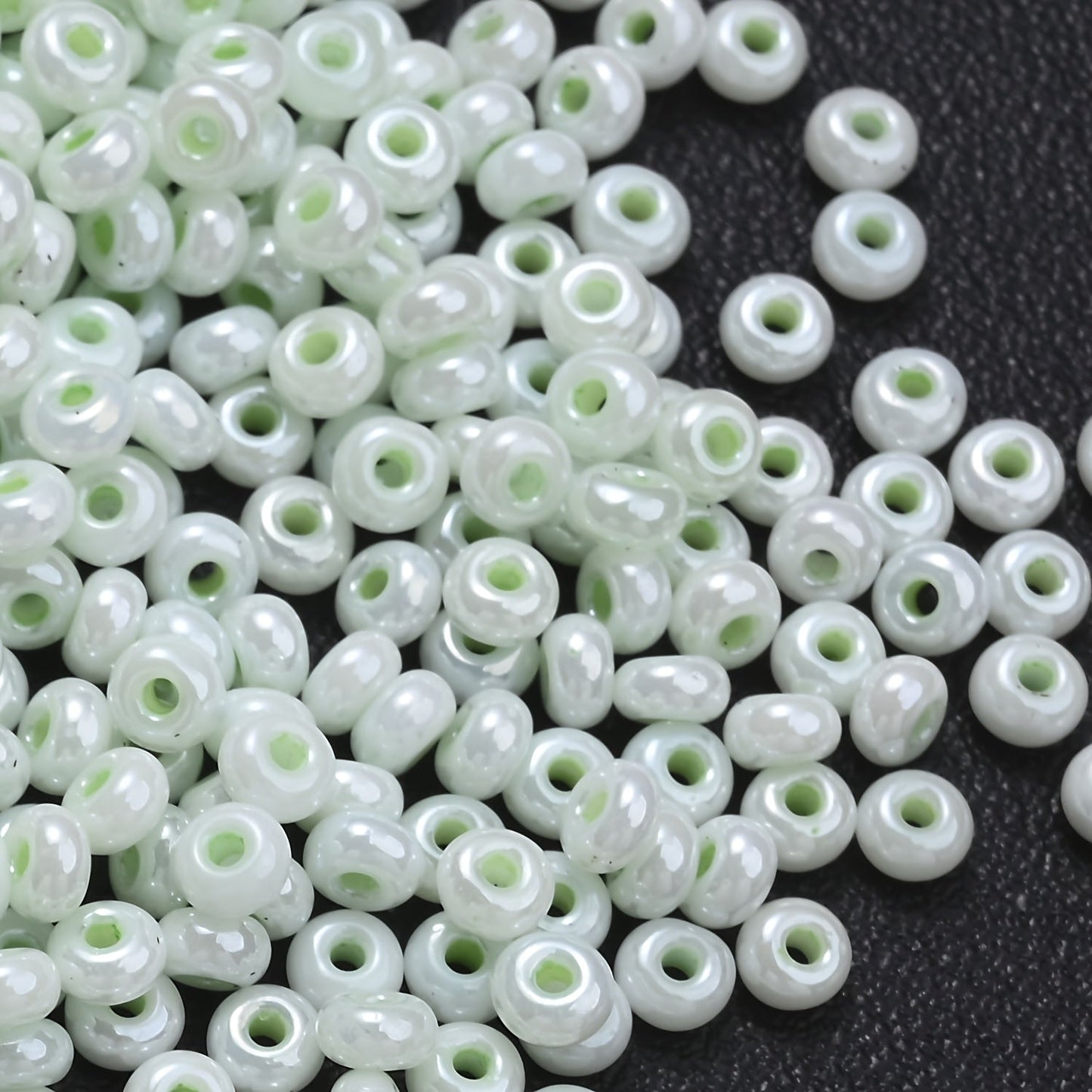 Colorful 3 mm Donut Rice Spacer Beads