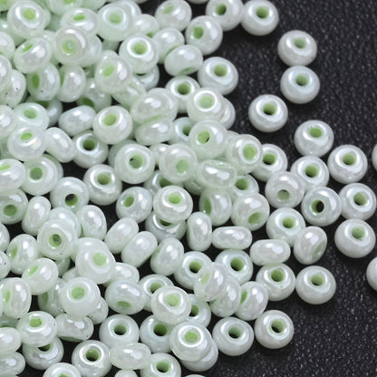 Colorful 3 mm Donut Rice Spacer Beads