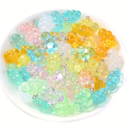 Solid Color Cloud Resin Charms