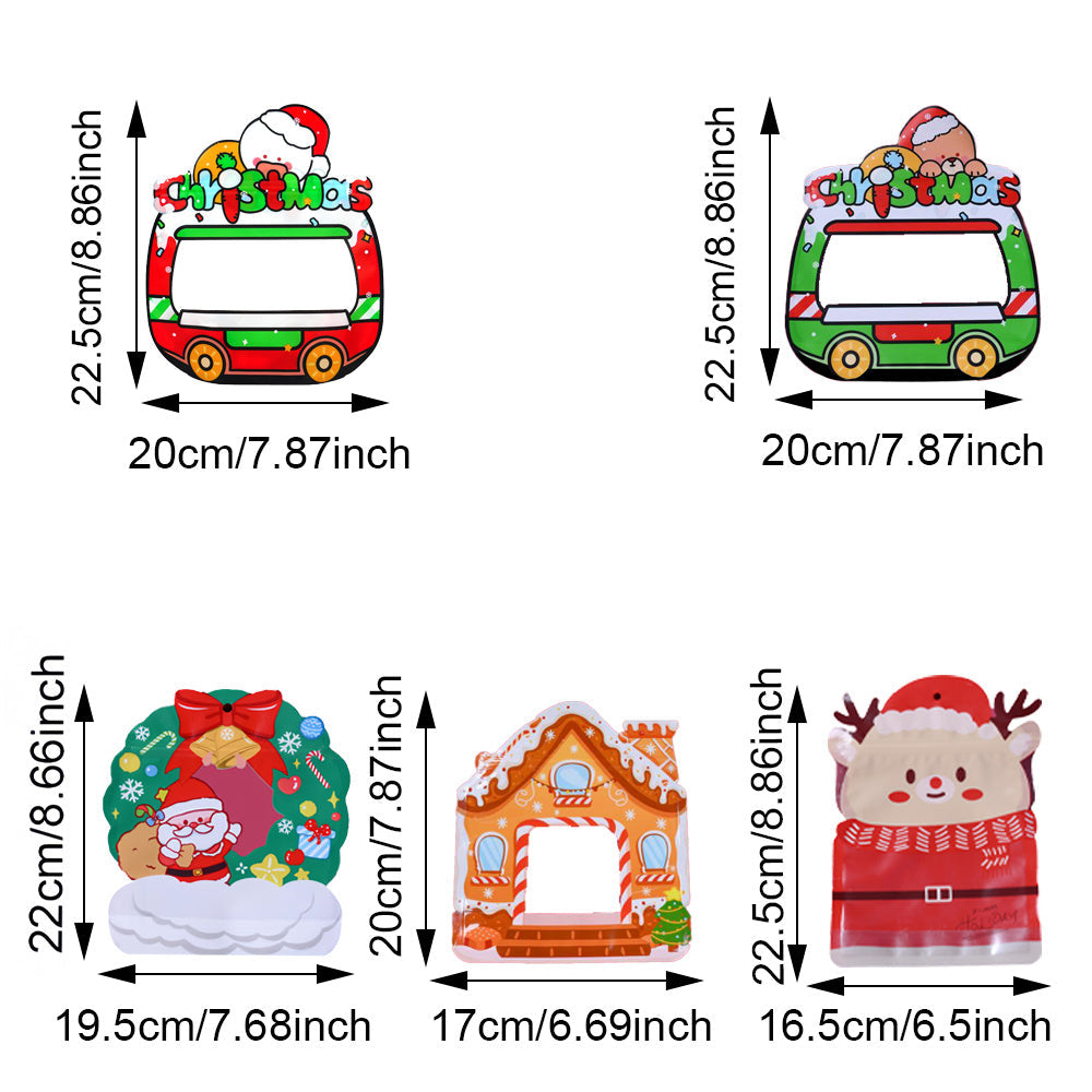 9/10-Piece Random Christmas Gift Bag Set