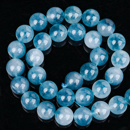 Deep Blue Jade Stone Beads