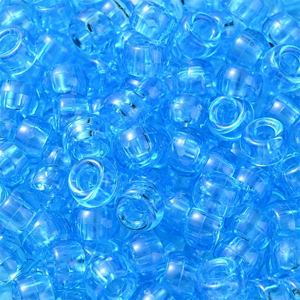 Transparent Colorful Pony Beads