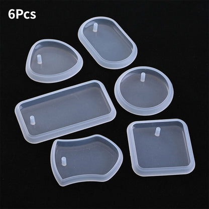 Transparent Silicone Pendant and Keychain Molds