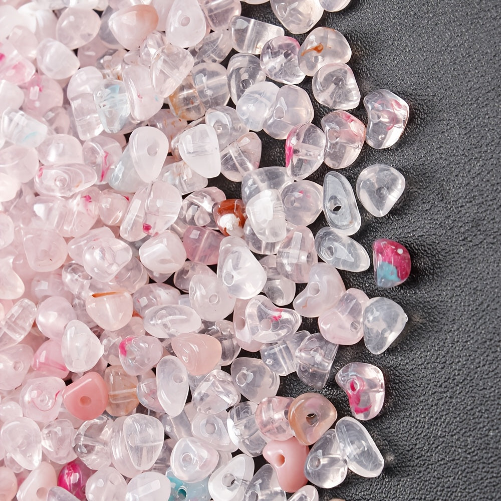 Mixed Color Irregular Acrylic Loose Beads