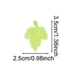 Acrylic Leaf Beads