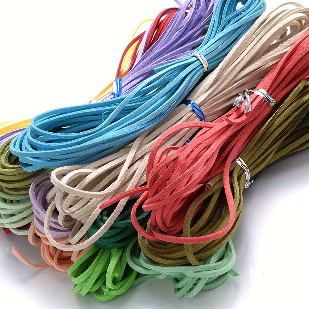 5m 2.5mm Flat Korean Velvet Cord for Jewelry Making