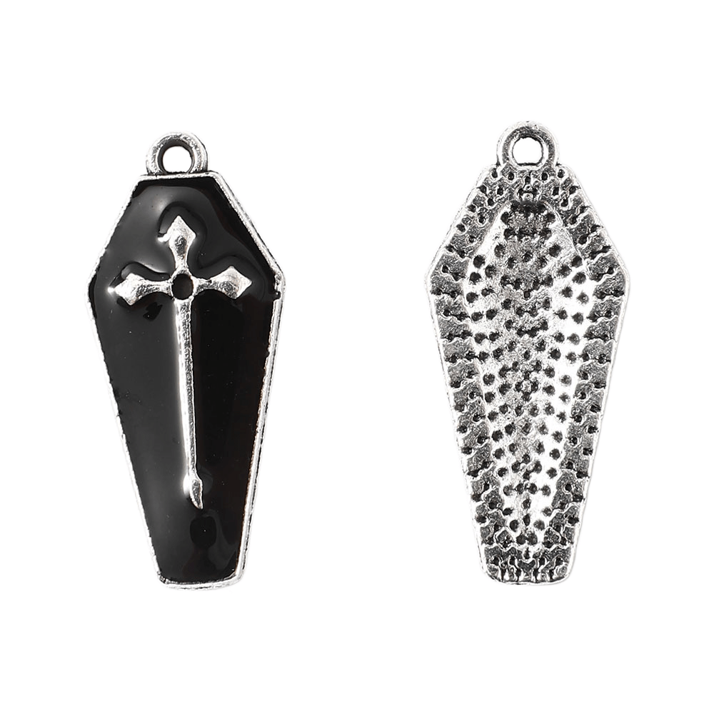 Halloween Coffin Alloy Charms