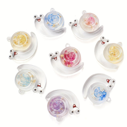 Resin Transparent Luminous Pendant Charms
