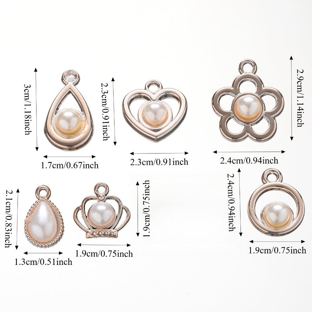 CCB Imitation Pearl Pendants