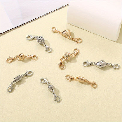 16-Piece Gold & Silver Magnetic Jewelry Clasps