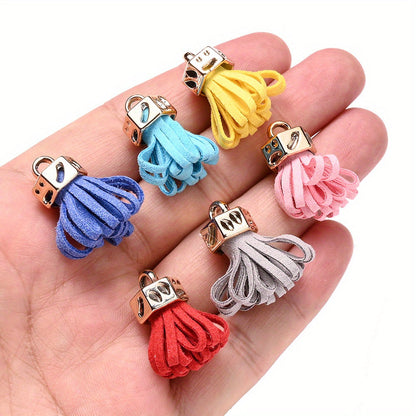 Fashion Mini Colorful Fringe with Golden Cap
