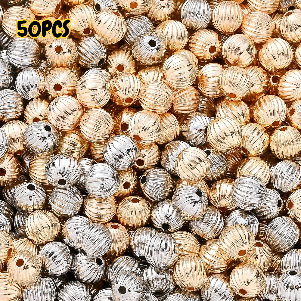 Vintage CCB Pumpkin Beads