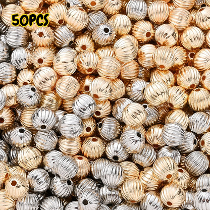 Vintage CCB Pumpkin Beads