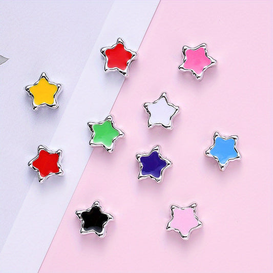 Pentagram Plastic Spacer Beads