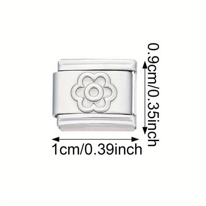 Flower Alloy Bracelet Module